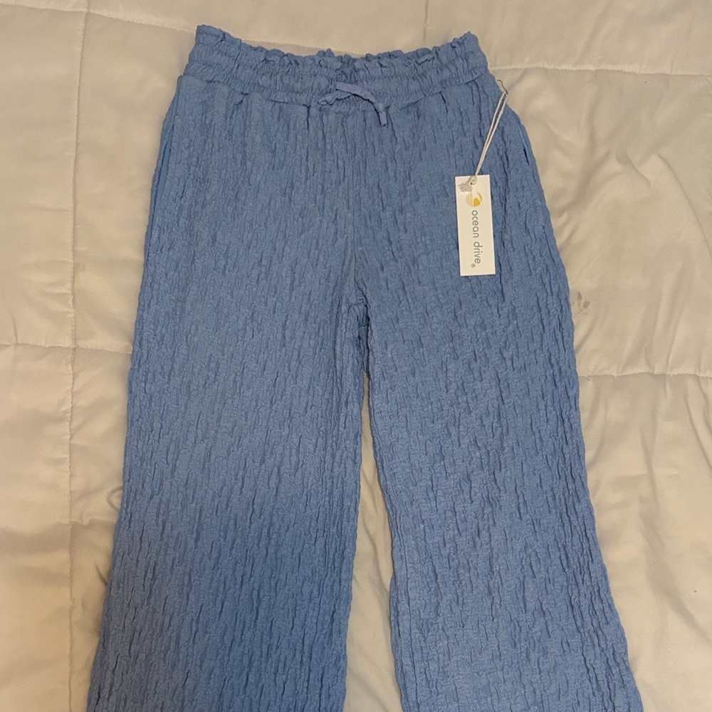 Ocean Drive Blue Straight Leg Pants